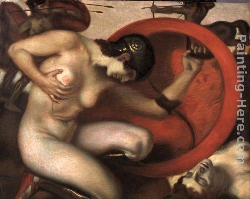 Franz von Stuck Wounded Amazon